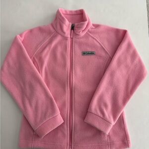 EUC! Columbia Soft Pink Fleece YS Jacket